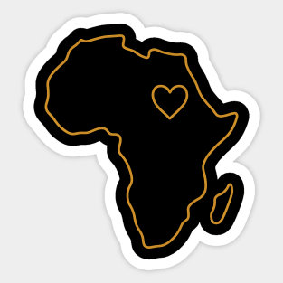 Love Africa Sticker